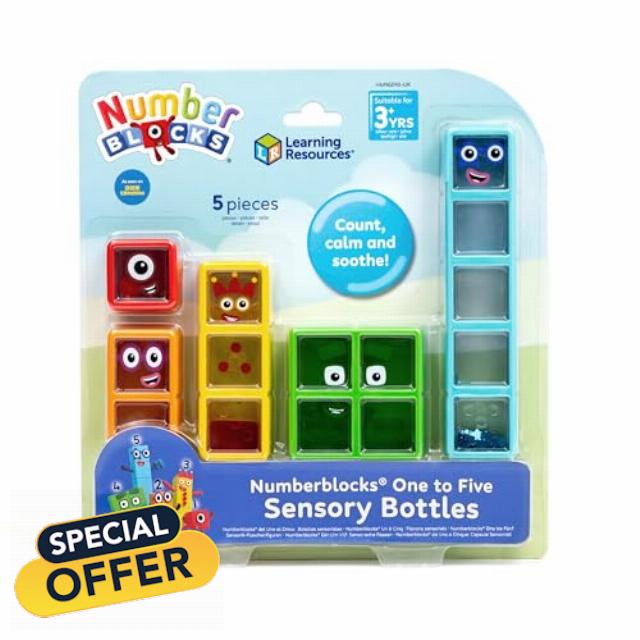 Learning Resources HM96090-UK Numberblocks 1-5 Sensory Tubes