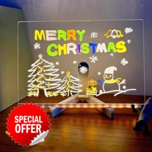 Creative Rewritable Acrylic LED Message Board