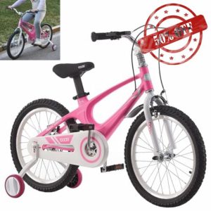 LSLIFE Kids Bike for Boys Girls 14 16 18 Inch Kids Bicycle for 3-9 Years Old Boys Girls Magnesium Alloy Bicycle with Stabilizers Disc Brake
