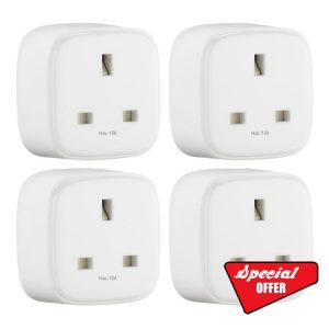 Amazon Basics Single Outlet Indoor 2.4 GHz Wi-Fi Smart Plug