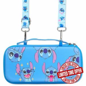 PERFECTSIGHT Switch Carrying Case for Nintendo Switch OLED Travel Carry Case with 12 Game Card Slots