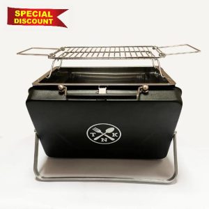 The Nomads Kitchens Portable BBQ Briefcase | Lightweight Camping BBQ Designed for Convenience | Perfect For Beach BBQ's or Cooking On The Go