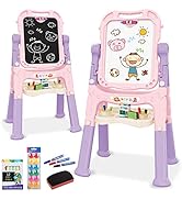 The Magic Toy Shop 112 PCS Childrens/Kids Wooden Case Art Set Paint Pencil Crayons Pastels Artist...