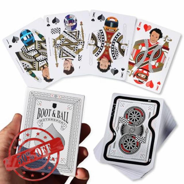 Boot & Ball Formula 1 Playing Cards