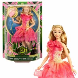 Mattel Universal Wicked Glinda Fashion Doll & Accessories with Blonde Hair