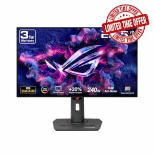 ASUS ROG Strix OLED XG27AQDMG gaming monitor 27-inch 1440p glossy WOLED