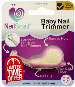 NAIL SNAIL Baby Nail Care. UK's Safest Baby Nail Clippers for Babies. Complete Kit Baby Nail Trimmers