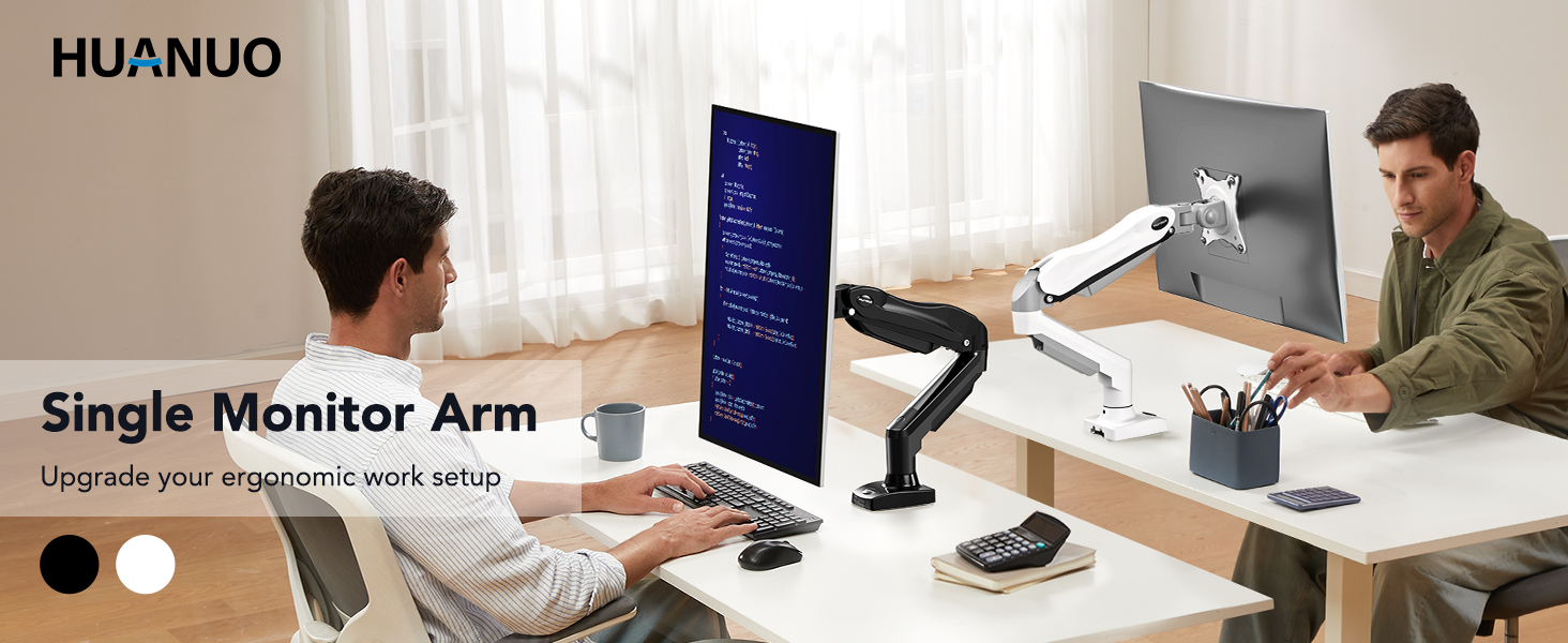 monitor arm mount desk stand single