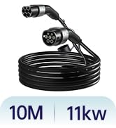 QIAO)) Type 2 EV Charging Cable, Electric Vehicle Car Type 2 to Type 2 IEC 62196 EV Charger Cable...