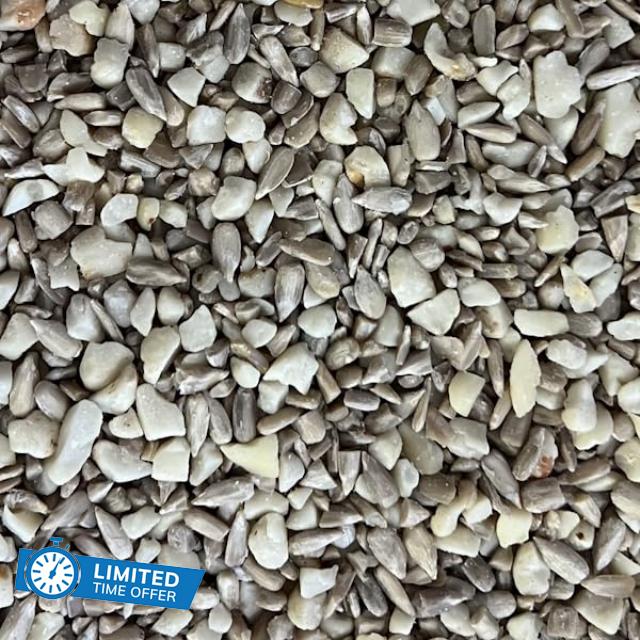 Leagrams Sunflower Heart Chips and Peanut Granules Mix for Wild Birds 12.55kg 25.1kg (25.1kg)