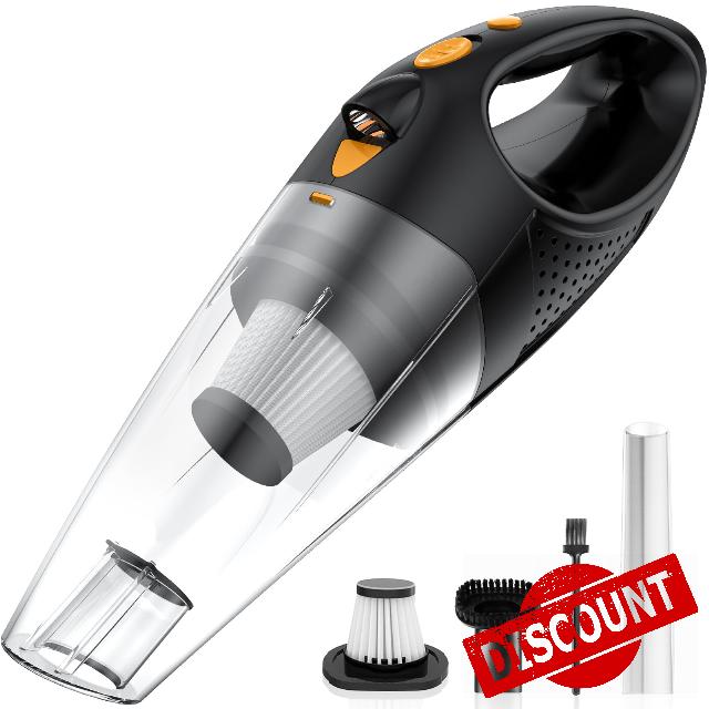 Powools Handheld Vacuum Cordless with 2 Filters