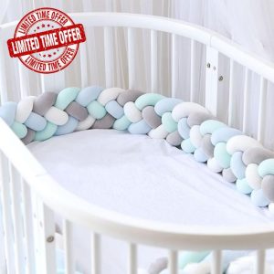 GYWZTJ Braided Cot Bumper