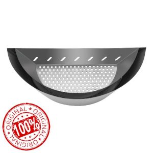 Alnemy Stainless Steel Charcoal Basket Holder Fuel Holder Fit for Kettle Grill Contoured Stainless Steel Char-Basket Charcoal Briquet