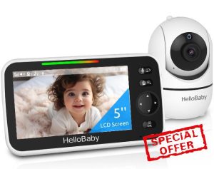 HelloBaby Baby Monitor with Camera and Night Vision