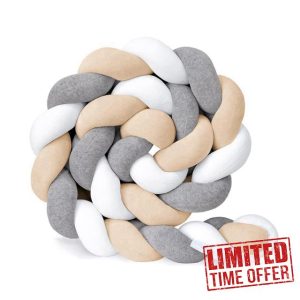 GYWZTJ Braided Cot Bumper
