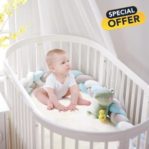 GYWZTJ Braided Cot Bumper