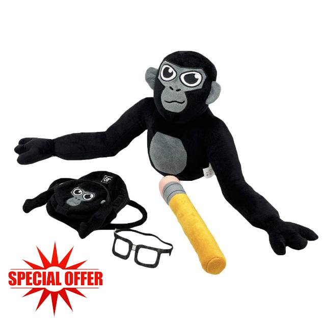YILILK 2024 Gorilla Plush Toys Tag 4 Pcs