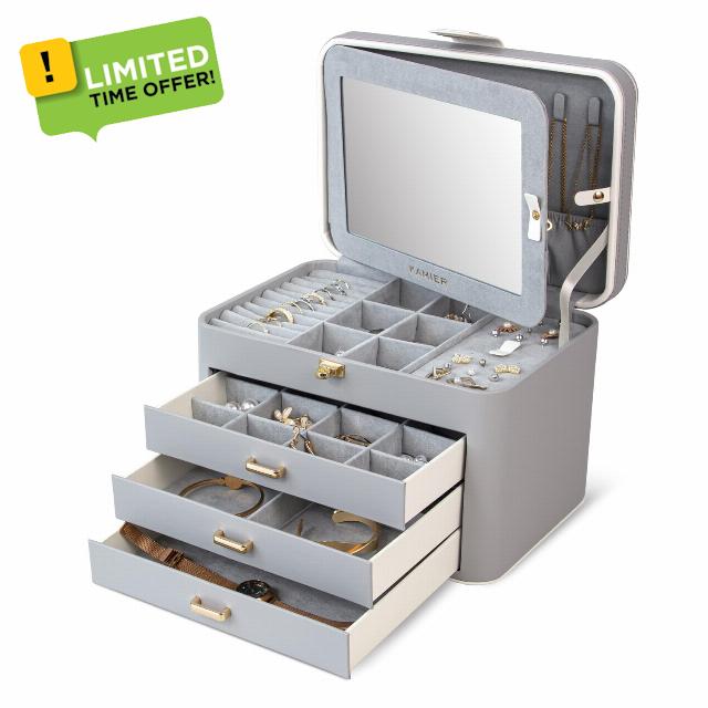KAMIER Jewellery Organizer Box