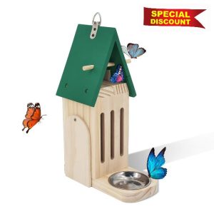 Butterfly House and Feeder for Outdoors