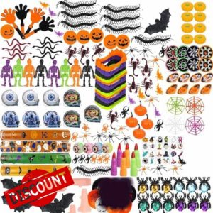 Halloween Party Favors - Halloween Tiny Toys Funny Goody Bag Fillers Halloween Party Prize - Halloween Party Bags Silicone Kids Halloween Toys for Children Boys Girls