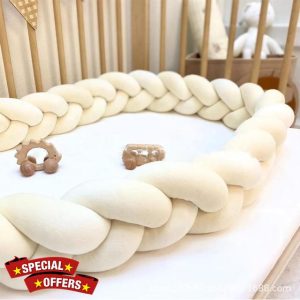 GYWZTJ Braided Cot Bumper
