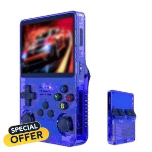 YUYQAQ 2024 New Keyboy Game Console R36S Retro Handheld Game Console with 128G Built-in 20000+ Classic Games