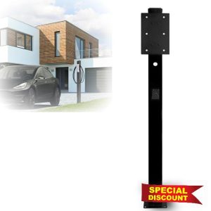 GQMYCDM Electric Vehicle Charger Pedestal Stand