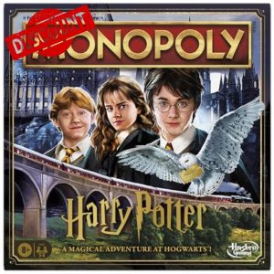 Monopoly Harry Potter Edition Family Board Game for Boys and Girls 8+ Years Old