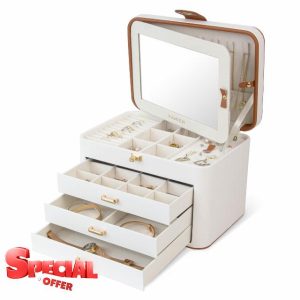 KAMIER Jewellery Organizer Box