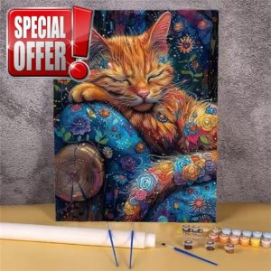 Zuooyi Flower Paint by Numbers for Adults