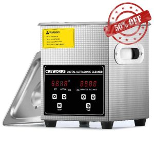 CREWORKS Ultrasonic Cleaner with Digital Timer & Heater