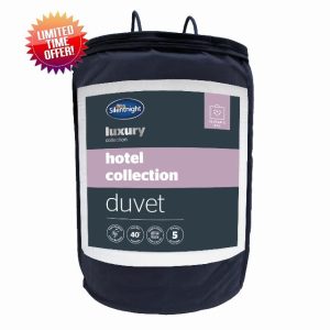 Silentnight Hotel Collection Double Duvet – 10.5 Tog Luxury Duvet Ideal for All Seasons Ensuring a Relaxing Night’s Sleep– Hypoallergenic and Machine Washable – Double – 200 x 200cm