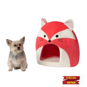 Squishmallows Original 16-Inch Fifi the Fox Pet Cave - Ultrasoft Official Jazwares Pet Bed