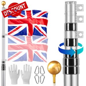 VEVOR 30FT Telescopic Flagpole Kit