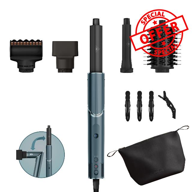Shark FlexStyle Limited Edition Teal Gift Set 5-in-1 Air Styler & Hair Dryer