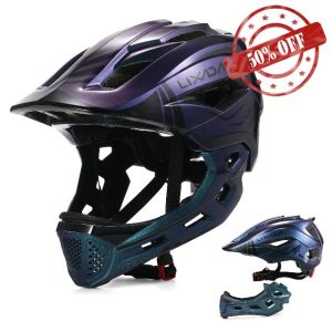 Taruor Kids Full Face Helmet Detachable Children Sports Safety Bike Helmet Protective Gear for Cycle Skateboarding Roller Skating Scoote