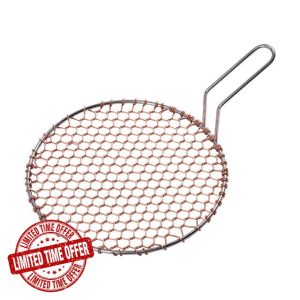 Ronyme Copper BBQ Mesh Grill BBQ Tool Grilling Tool Multi Purpose for Party Cooking Gathering