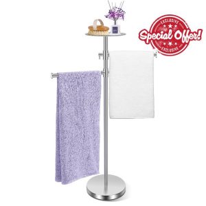 Alyvisun Bathroom Free Standing Towel Rail