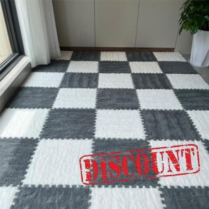 12Pcs/24Pcs 12x12x0.4inch EVA Plush Floor Tiles Mat
