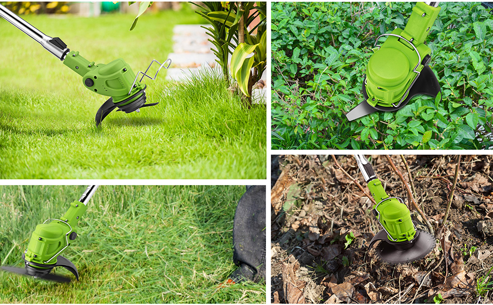 strimmers electric cordless with blades