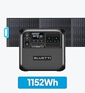 BLUETTI Portable Power Station AC70 with PV200 Solar Panel, 768Wh Solar Generator with 2 1000W (P...