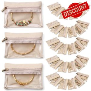 Vlando 33 Pcs Jewellery Pouches