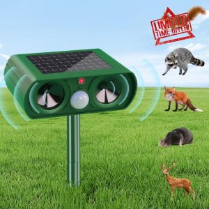 Solar Ultrasonic Animal Repeller
