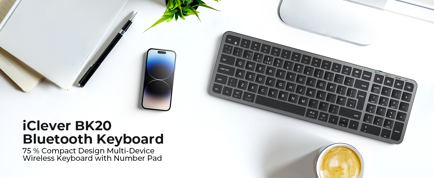 iClever Wireless Bluetooth Keyboard
