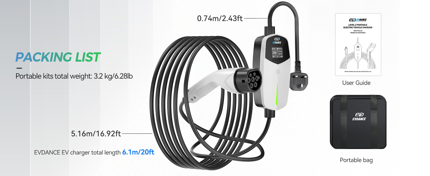 ev charger - package list
