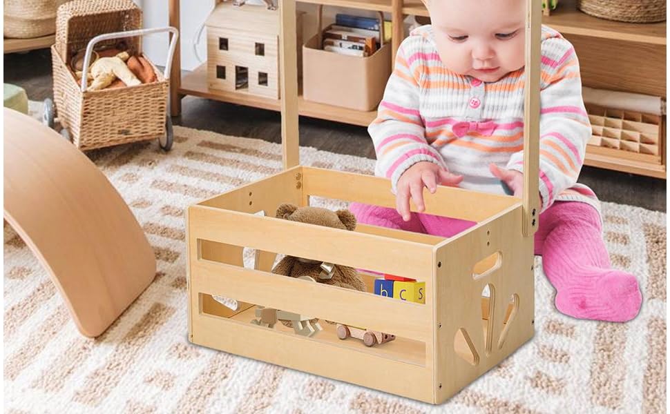 Baby Shower Crate with Hangers
