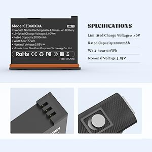 Insta 360 X3 Batteries