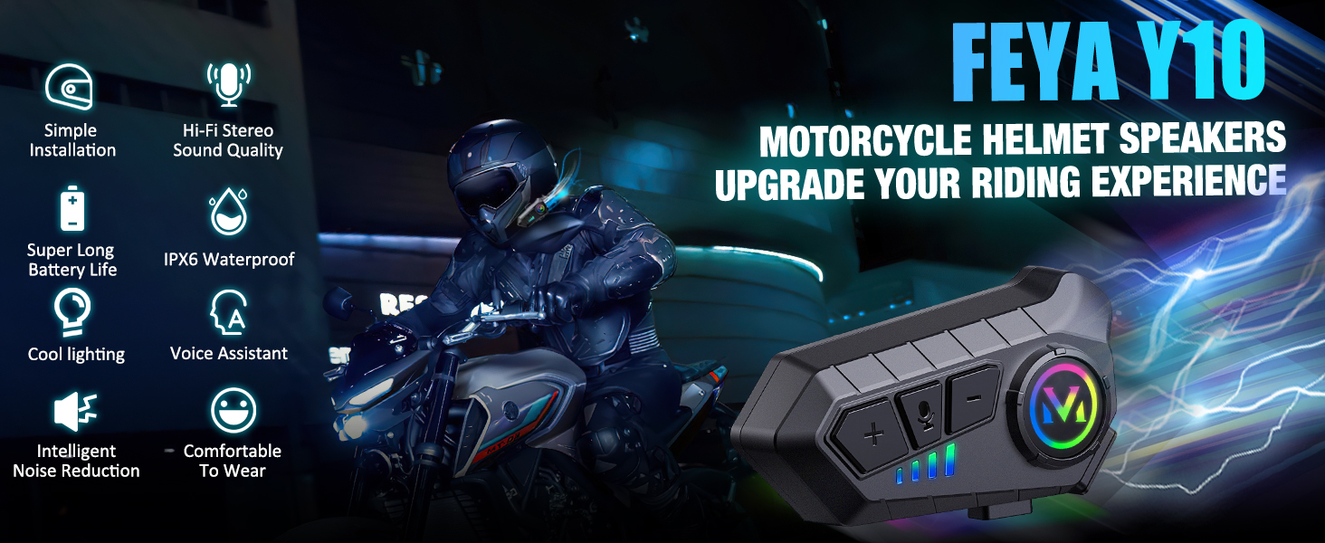 Motorcycle Helmet Speakers