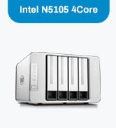 TERRAMASTER F4-212 4 Bay NAS - Quad Core CPU, 2GB DDR4 RAM, Network Attached Storage Personal Clo...