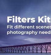 K&F Concept 82mm 5-in-1 Magnetic Lens Filter Kit, Includes GND8+ ND8+ ND64+ ND1000+ Adapter Ring,...